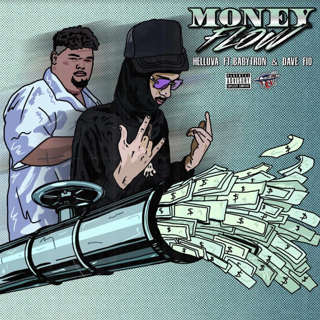 Money Flow – [Helluva] ft. [BabyTron] & [Dave Fio] - Lyrical Lemonade